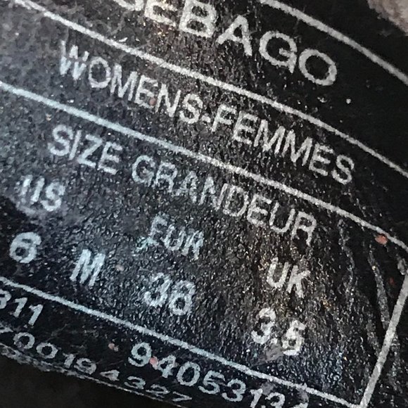 Women's Sebago Boat Shoes Gray/blue/white - Picture 6 of 9